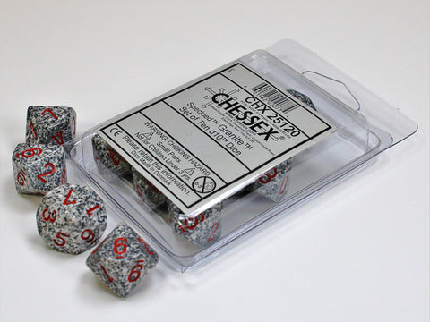 Speckled® Granite Set of Ten d10s