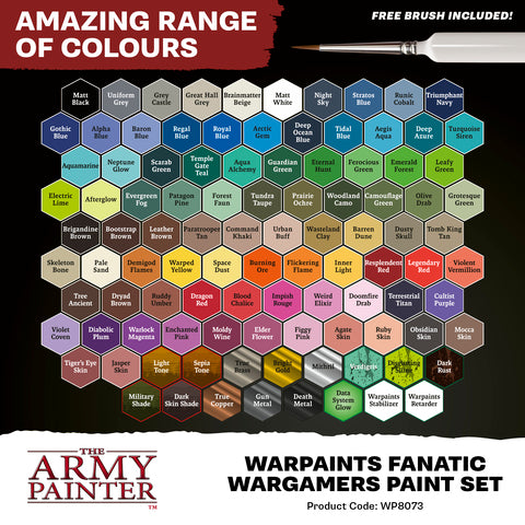 Warpaints Fanatic Wargamers Paint Set