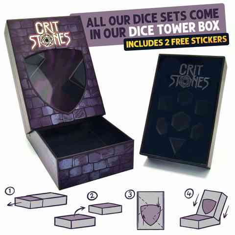 Sage Dragon's Gaze Floating Eye RPG Dice Set
