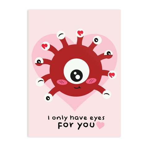 Only Eyes for You Greeting Card