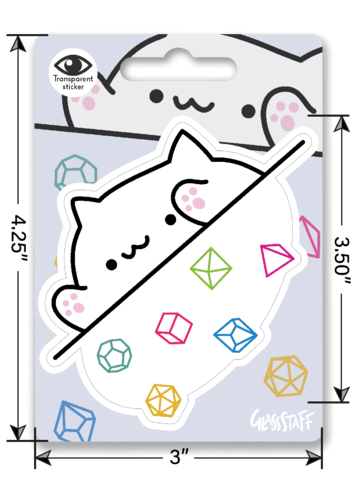 Bongo Dice Cat Sticker