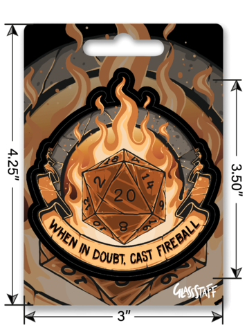 When in Doubt Sticker