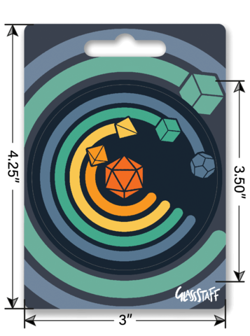 Circle of Dice Sticker