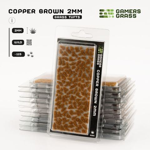 Copper Brown 2mm Tufts