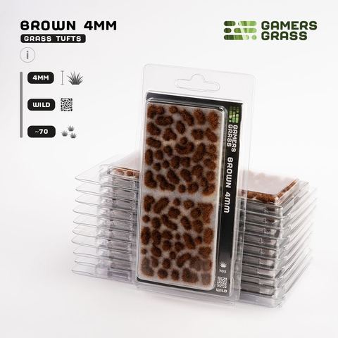 Brown 4mm Tufts Wild