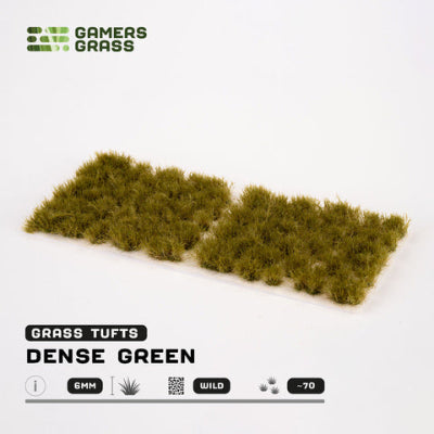 Dense Green 6mm Tufts Wild