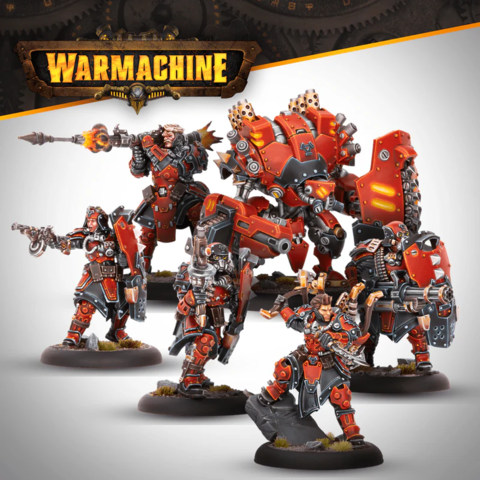 Preorder - Warmachine: Khador SKS-6 Command Cadre (HIPS)