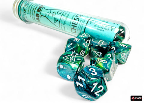 Lustrous® Polyhedral Neptune™/grey 7-Die Set (with bonus die)