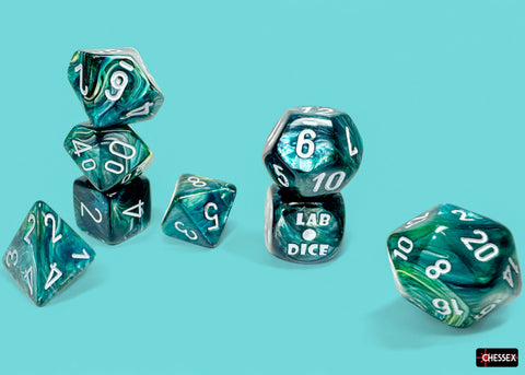 Lustrous® Polyhedral Neptune™/grey 7-Die Set (with bonus die)