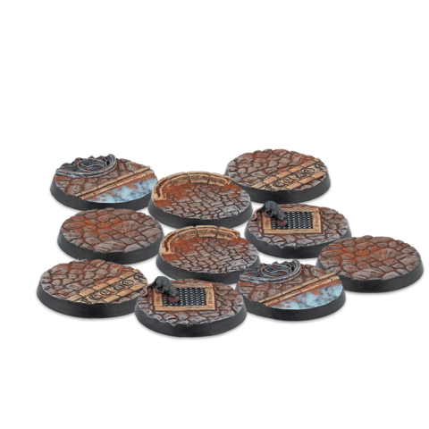 Warcrow 30mm Feudom Scenery Bases, Alpha Series