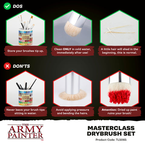 Preorder - Masterclass Drybrush Set