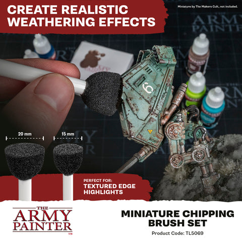 Preorder - Miniature Chipping Brush Set