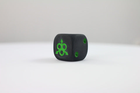 Preorder - Black Pox D6 Fantasy Dice 20Stk