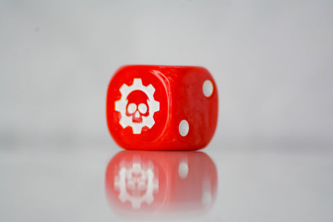 Preorder - Industrial Skull D6 Sci-Fi Dice 20Stk