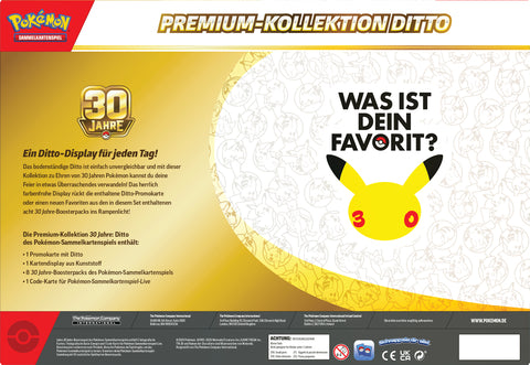 Preorder - Pokemon TCG 30 Jahre Ditto Premium-Kollektion