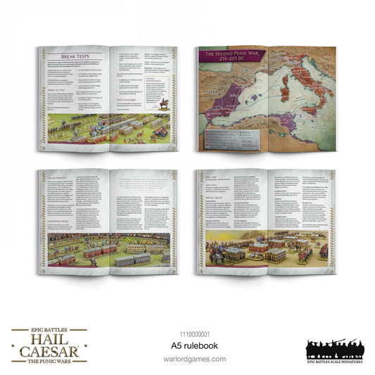 Preorder - Hail Caesar Epic Battles: The Punic Wars Rulebook