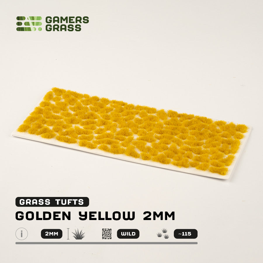 Golden Yellow 2mm Tufts