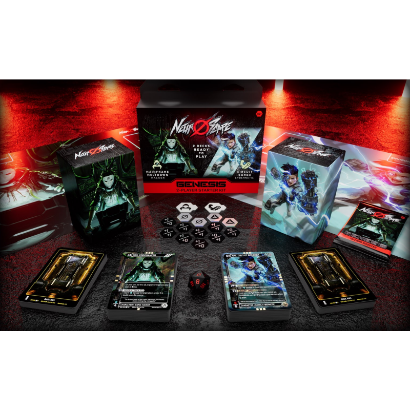 Preorder - Neuroscape TCG - Genesis Unlimited 2 Player Starter Kit Display - EN