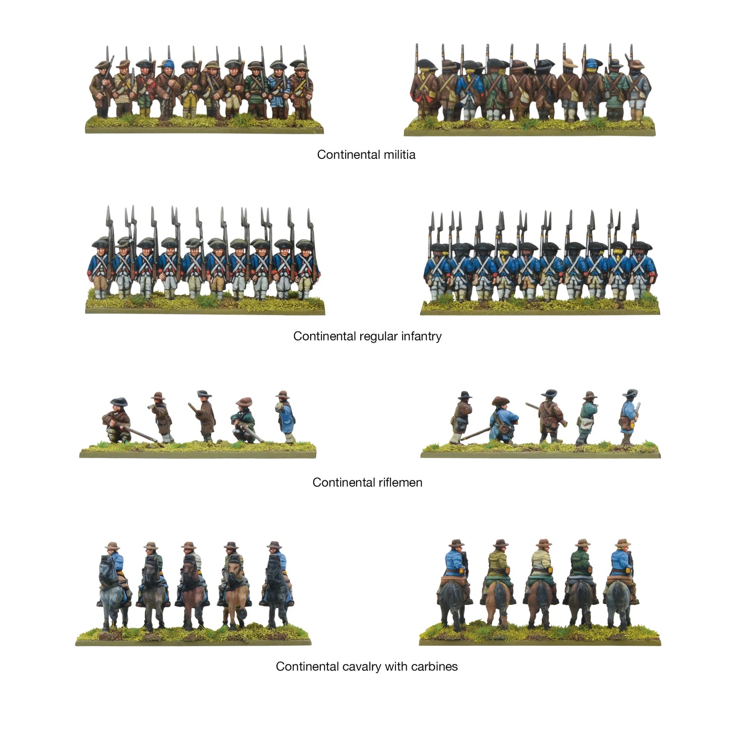 Preorder - Black Powder Epic Battles: Revolution! - Continental Army Brigade
