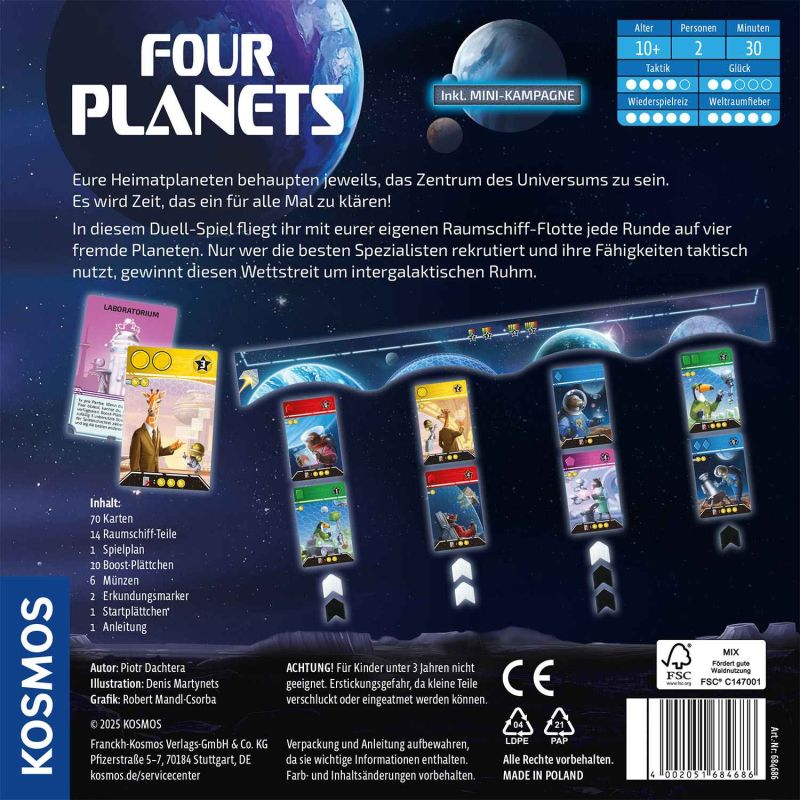 Preorder - Four Planets - DE