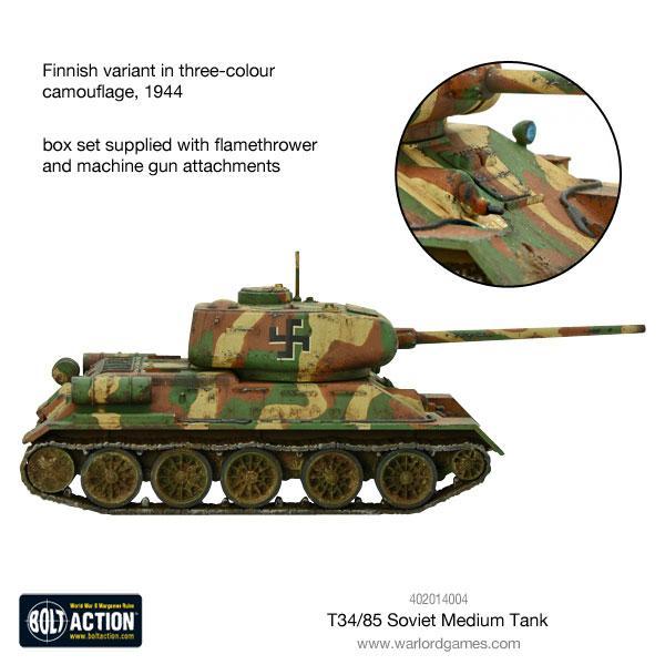 T-34/85 Medium Tank (Plastic)