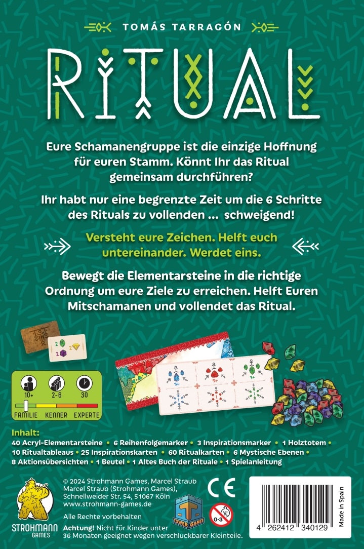 Ritual - Empfehlungsliste Kennerspiel Spiel des Jahres 20024