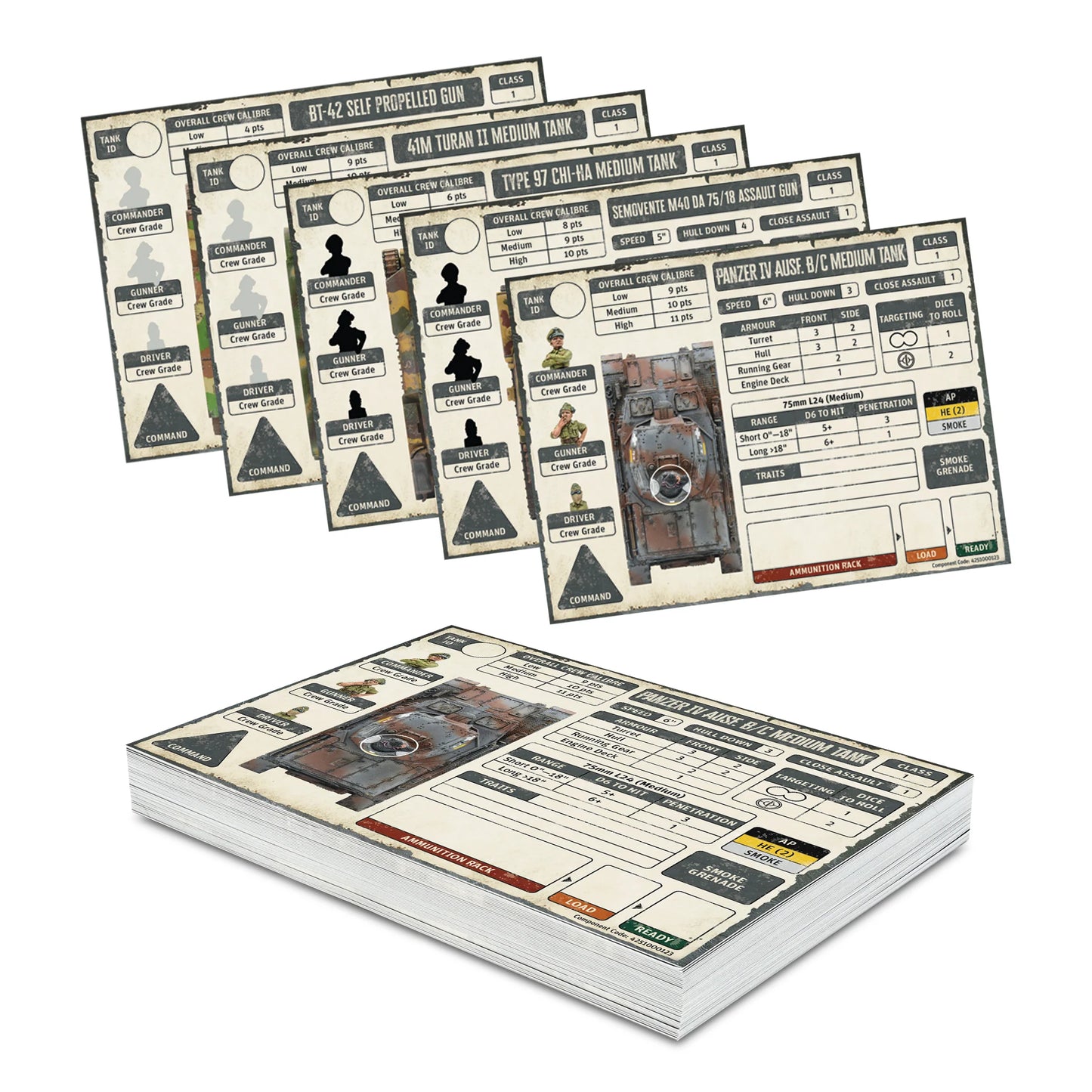 Preorder - Achtung Panzer! Axis Card Pack - 38 Cards (English)