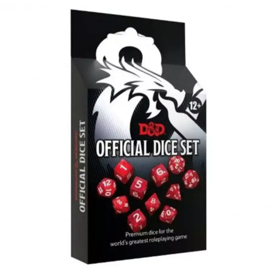 D&D Official Dice Set (7 Dice Set)