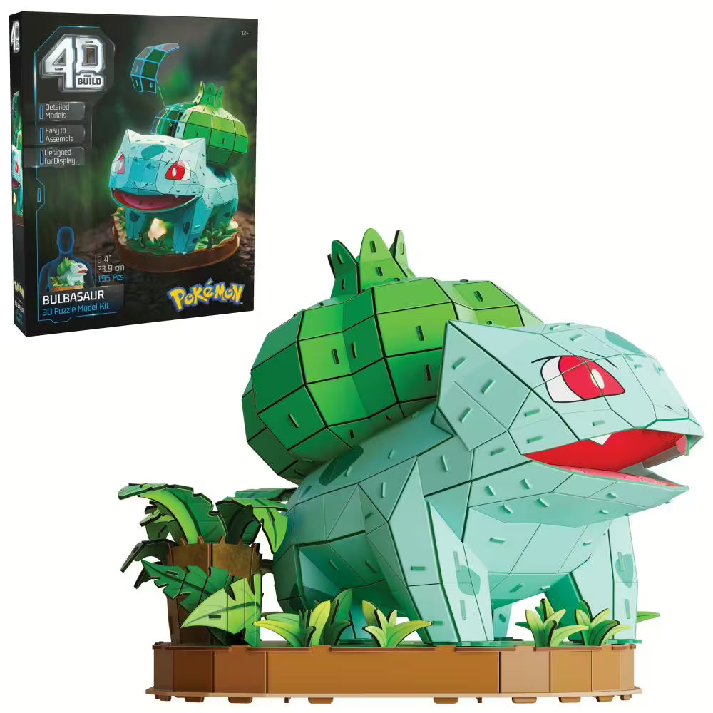Spin Master | Bisasam 4D Build Puzzle | Pokémon