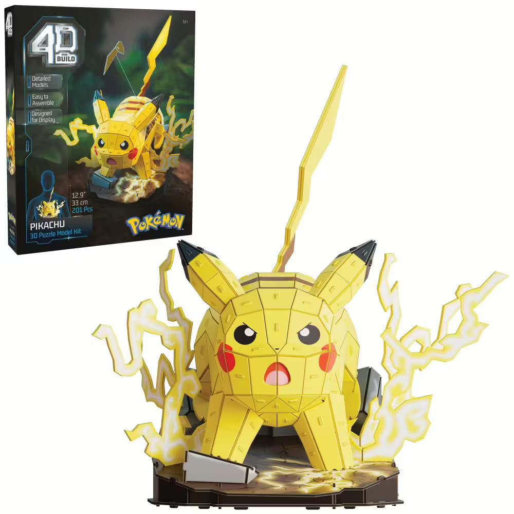 Spin Master | Pikachu 4D Build Puzzle | Pokémon