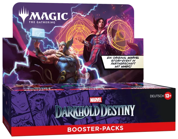 Preorder - Magic: The Gathering | Marvel Darkhold Destiny | Play Booster Display (DE) TCG