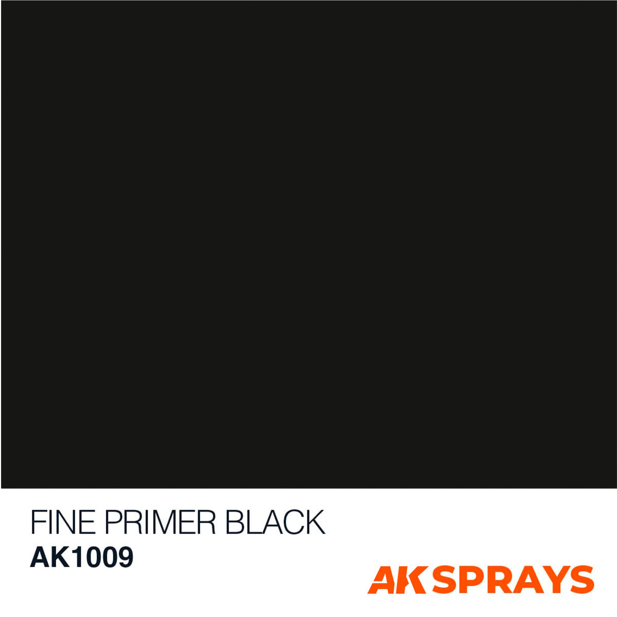 AK Spray FINE PRIMER BLACK SPRAY