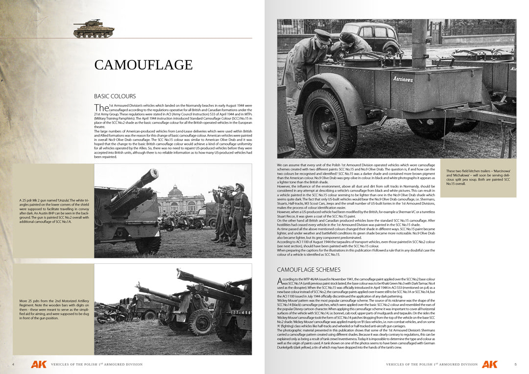 VEHICLES OF THE POLISH 1ST ARMOURED DIVISION