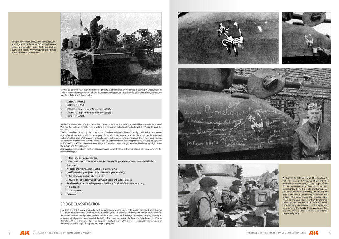 VEHICLES OF THE POLISH 1ST ARMOURED DIVISION