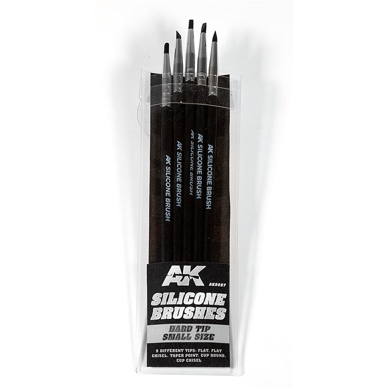 Silikonpinsel - HARD TIP SMALL - 5 St.