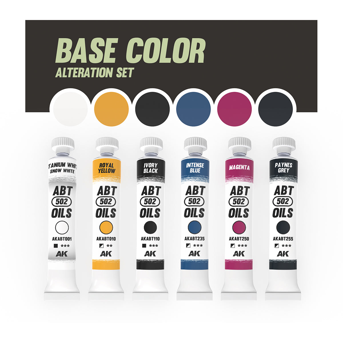Oils - BASE COLOR ALTERATION SET