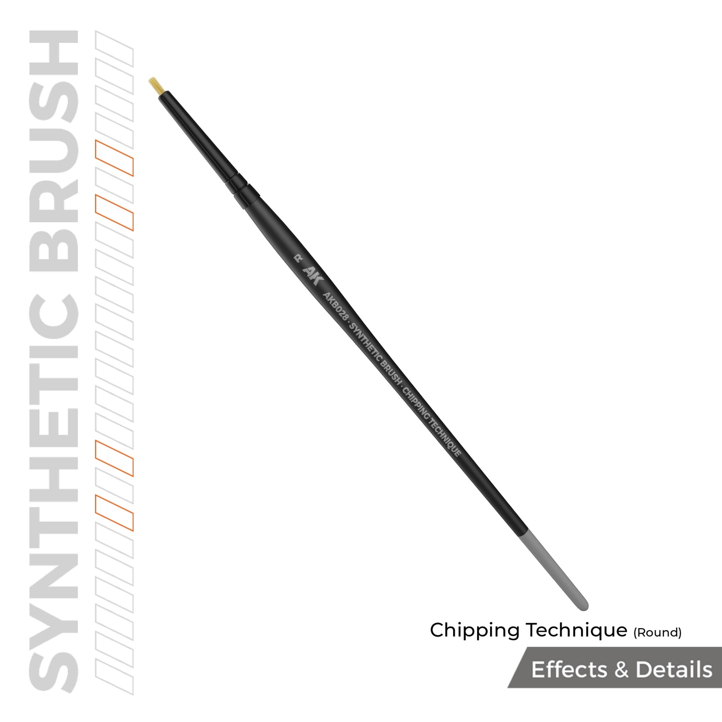 CHIPPING TECHNIQUE (ROUND) BRUSH