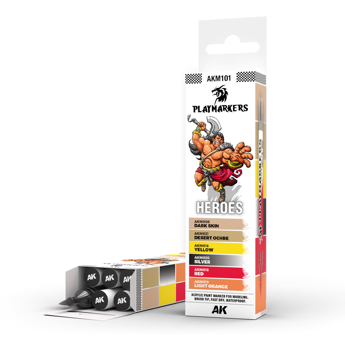 Preorder - Playmarkers Set - HEROES (6 St.)