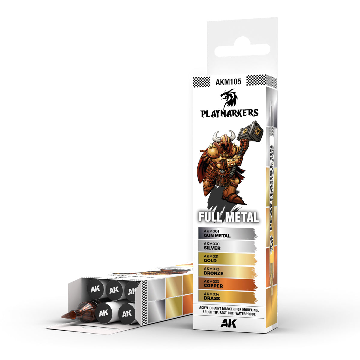 Preorder - Playmarkers Set - FULL METAL (6 St.)