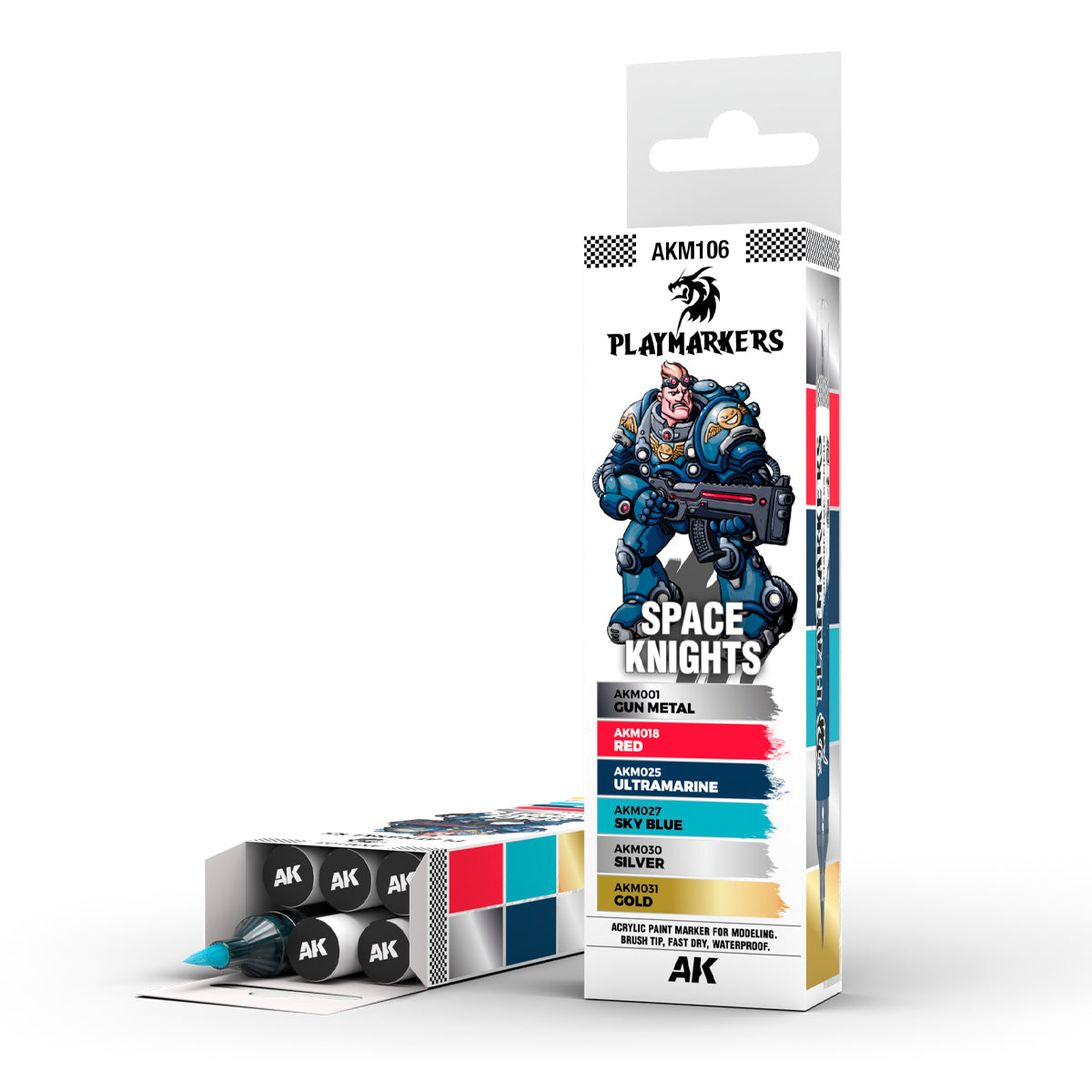 Preorder - Playmarkers Set - SPACE KNIGHT (6 St.)