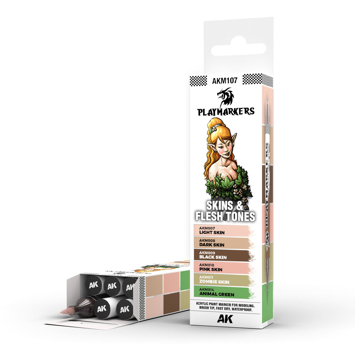 Preorder - Playmarkers Set - SKIN & FLESH TONES (6 St.)