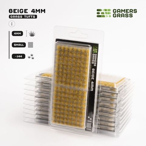 Beige 4mm Tufts Small