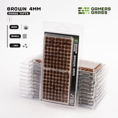 Brown 4mm Tufts Small