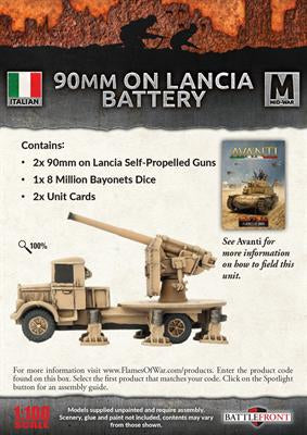 90mm on Lancia Battery