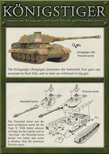 Königstiger (Henschel and Porsche turrets)