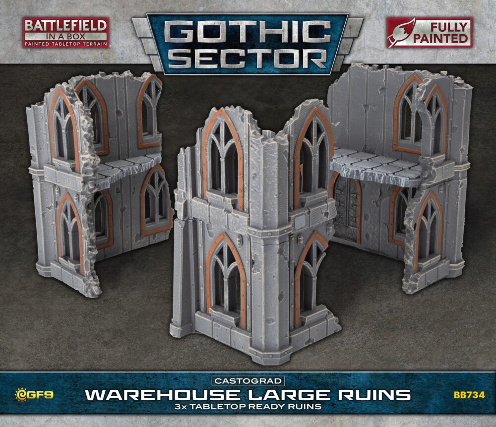 Preorder - Gothic Sector: Castograd Warehouse Big Ruins (x3)