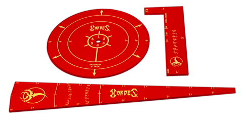 HORDES Trollbloods Template Set (acrylic)