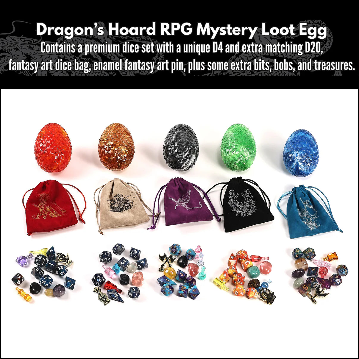 Dragons Hoard RPG Mystery Loot Egg