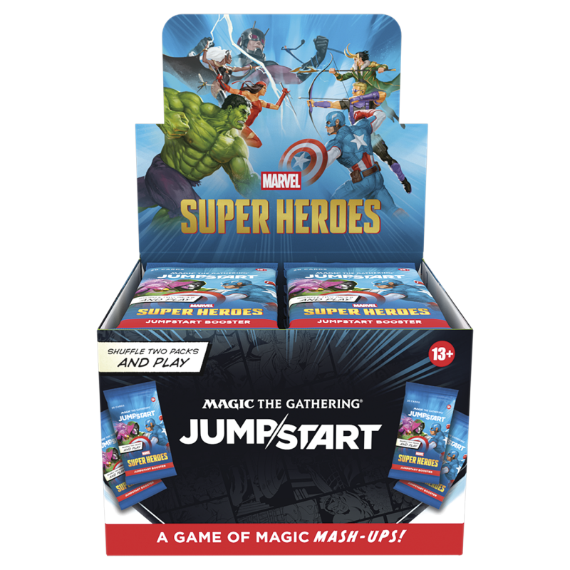 Preorder - Magic TCG - Marvel Super Heroes Jumpstart Booster Display (24 Boosters) - EN