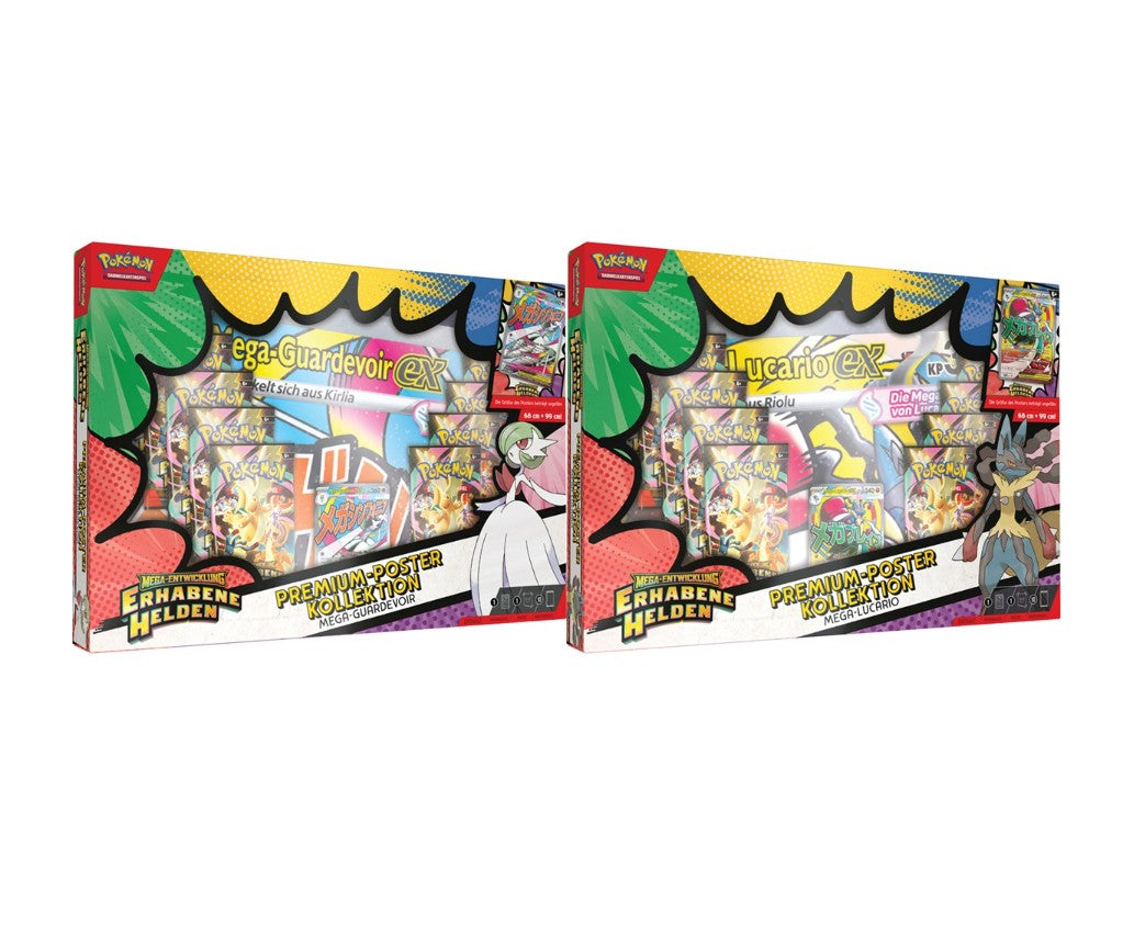 Preorder - Pokémon Cards ME2.5 Erhabene Helden Posterk. 2ctDE